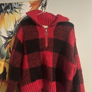 Red and Black Sweatshirt